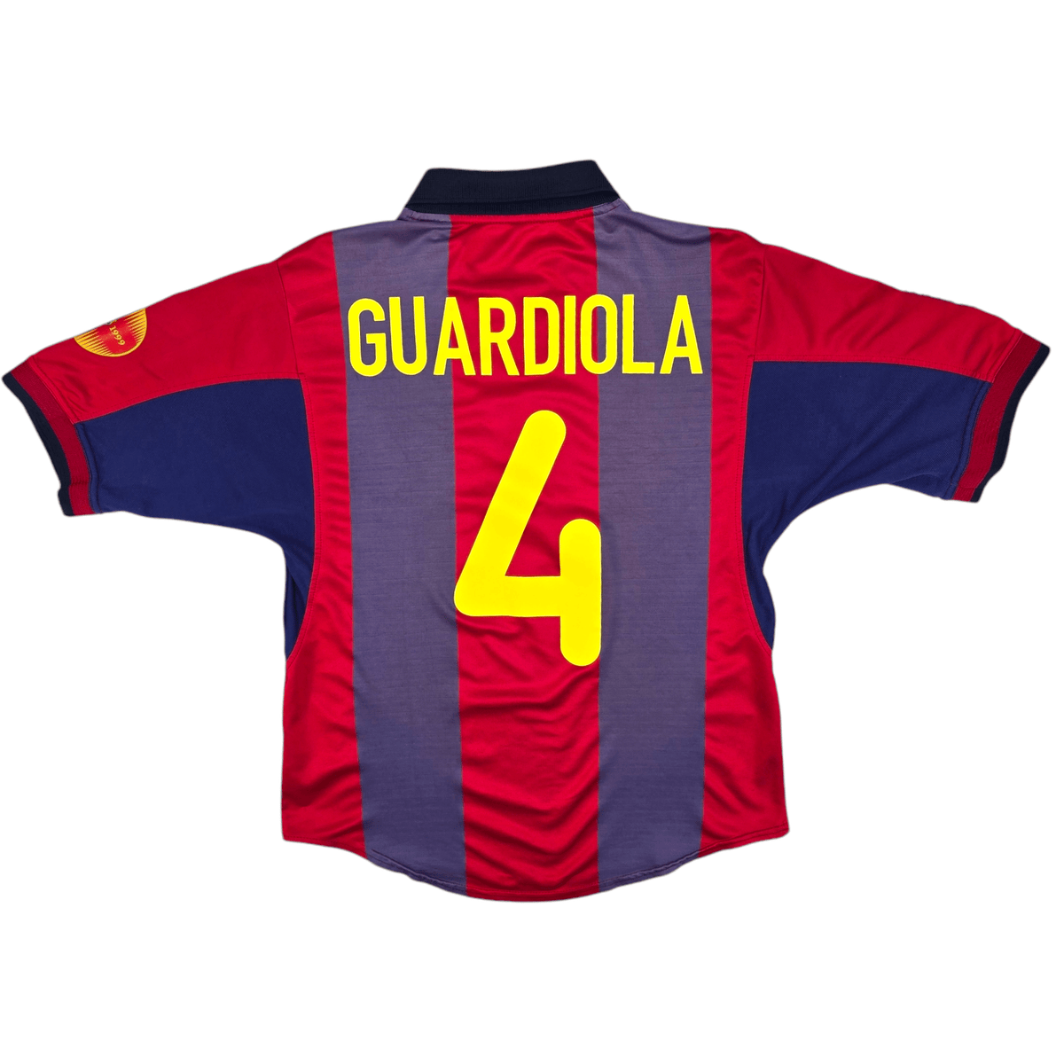 2000/01 Barcelona Home Football Shirt (S) Nike #4 Guardiola - Football Finery - FF204534