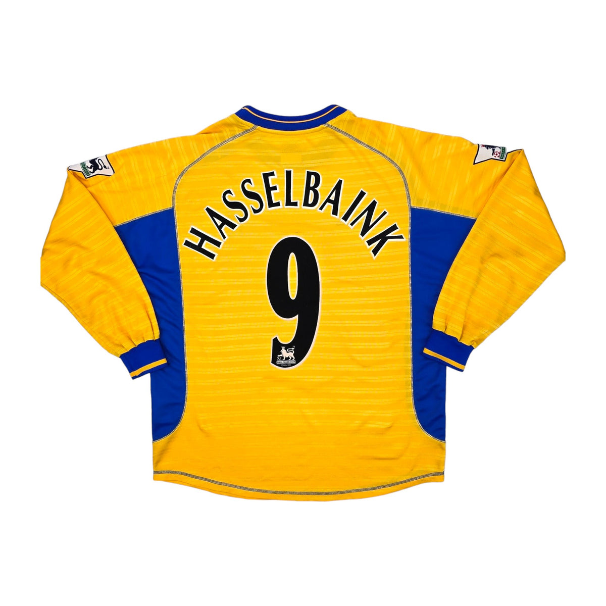 2000/01 Chelsea Away Football Shirt (L) #9 Hasselbaink - Football Finery - FF203854