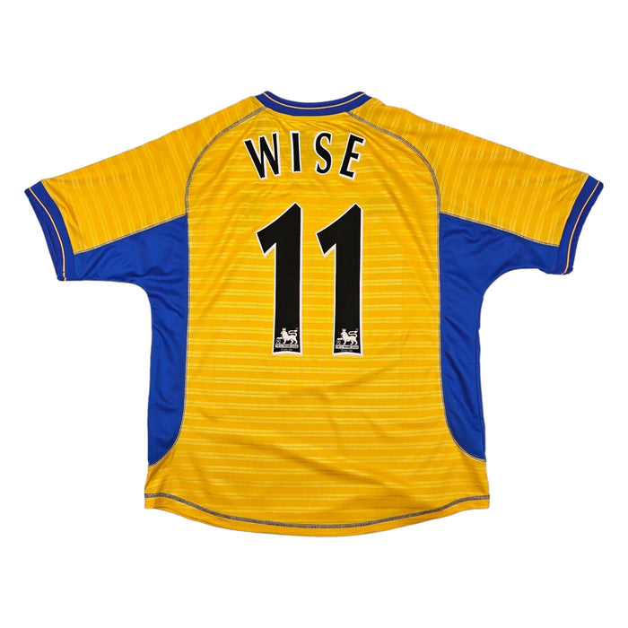 2000/01 Chelsea Away Football Shirt (L) Umbro #11 Wise - Football Finery - FF203855
