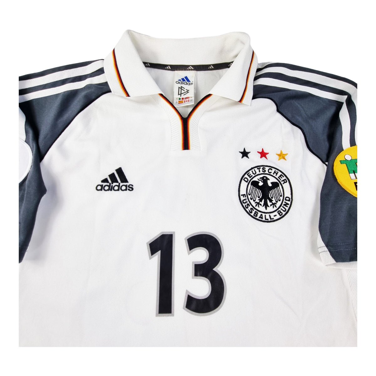 2000/01 Germany Home Football Shirt (M) Adidas #13 Ballack - Football Finery - FF203053