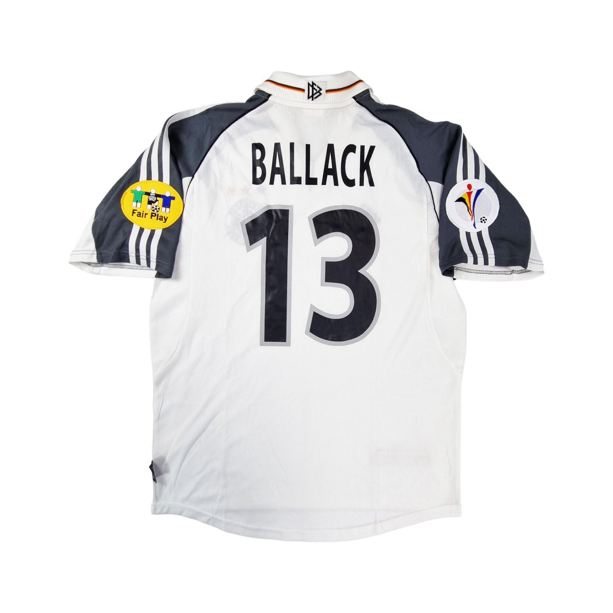 2000/01 Germany Home Football Shirt (M) Adidas #13 Ballack - Football Finery - FF203053