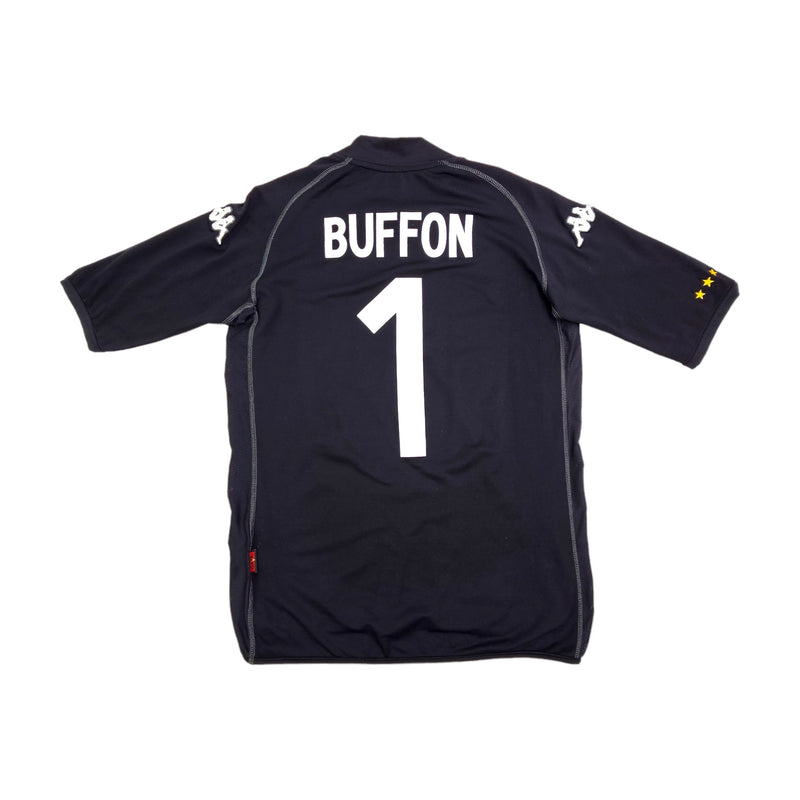 2000/01 Italy Goal Keeper Football Shirt (L) Kappa # 1 Buffon - Football Finery - FF202719