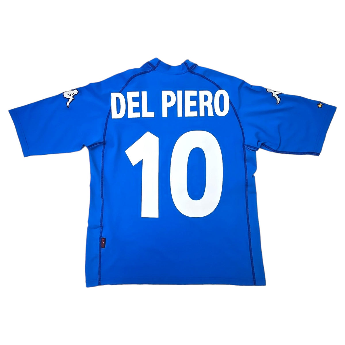 2000/01 Italy Home Football Shirt (L) Kappa #10 Del Piero - Football Finery - FF202715