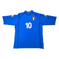 2000/01 Italy Home Football Shirt (L) Kappa #10 Del Piero - Football Finery - FF202715