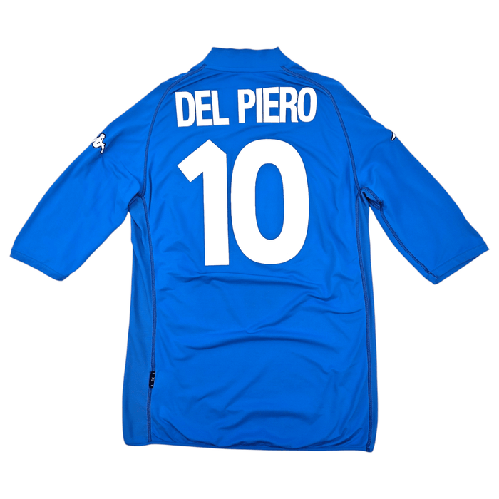 2000/01 Italy Home Football Shirt (XL) Kappa #10 Del Piero - Football Finery - FF204448