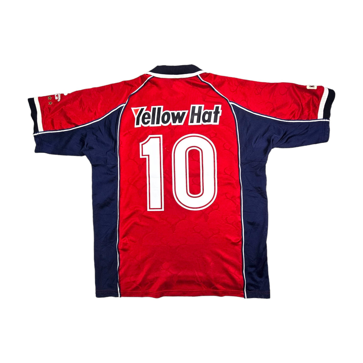 2000/01 Kashima Antlers Home Football Shirt (L) Ennerre # 10 (Bismarck) - Football Finery - FF203077