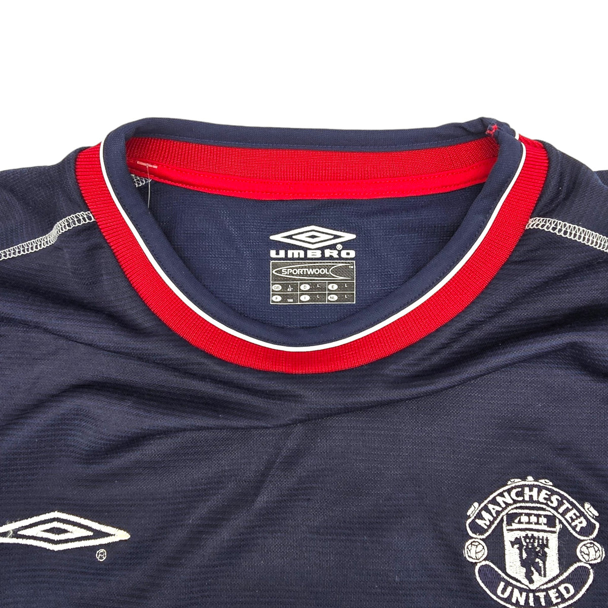 2000/01 Manchester United Third Football Shirt (L) Umbro #7 Beckham - Football Finery - FF204199