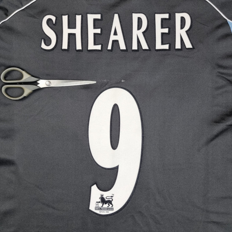 2000/01 Newcastle United Away Football Shirt (XL) Adidas #9 Shearer - Football Finery - FF202446