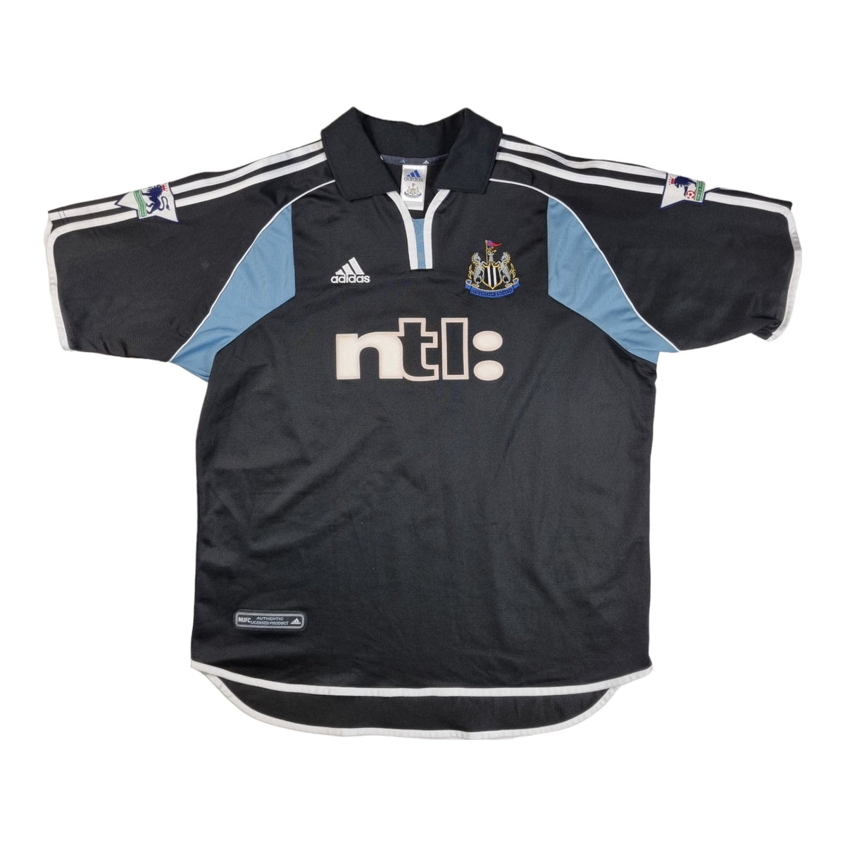 2000/01 Newcastle United Away Football Shirt (XL) Adidas #9 Shearer - Football Finery - FF202446