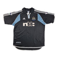 2000/01 Newcastle United Away Football Shirt (XL) Adidas #9 Shearer - Football Finery - FF202446