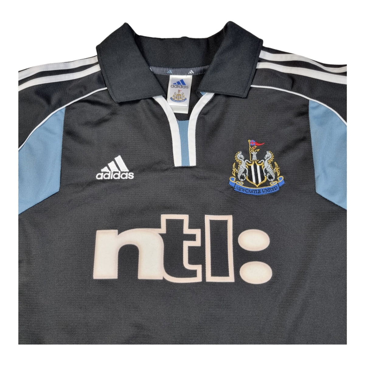 2000/01 Newcastle United Away Football Shirt (XL) Adidas #9 Shearer - Football Finery - FF202446