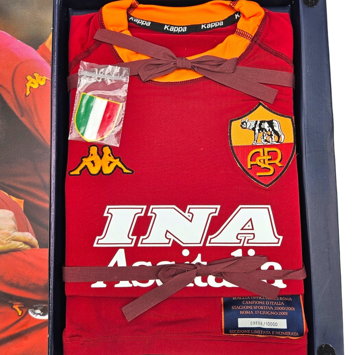 2000/01 Roma Special Football Shirt (2XL) Kappa (Scudetto Limited Edition Box) - Football Finery - FF204141