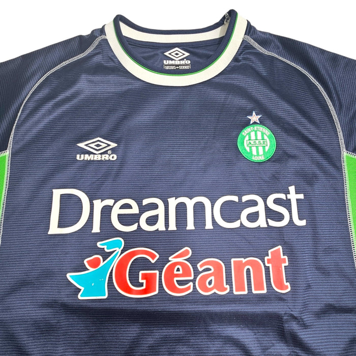 2000/01 Saint Etienne Away Football Shirt (XL) Umbro - Football Finery - FF203298