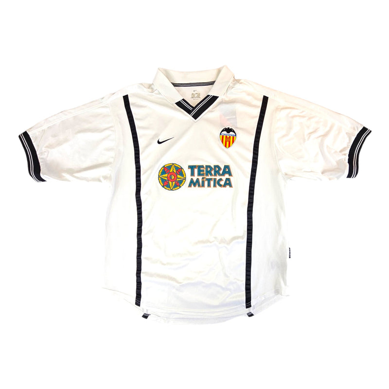 2000/01 Valencia Home Football Shirt (L) Nike - Football Finery - FF203292