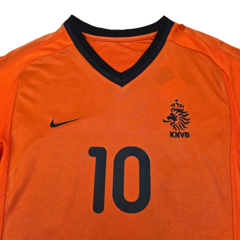 2000/02 Holland Home Football Shirt (M) Nike #10 Bergkamp - Football Finery - FF204100