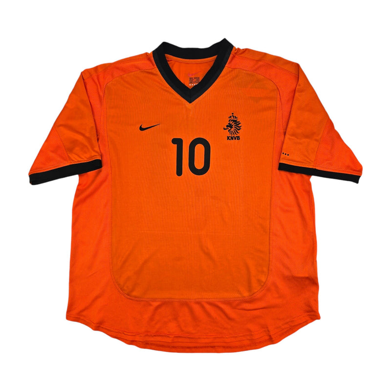 2000/02 Holland Home Football Shirt (XL) Nike #10 Bergkamp - Football Finery - FF204445