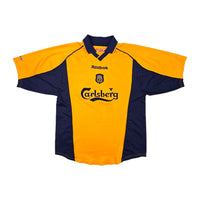 2000/02 Liverpool Away Football Shirt (M) Reebok #17 Gerrard - Football Finery - FF203456