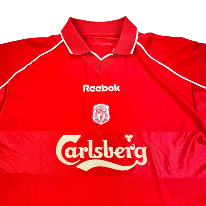 2000/02 Liverpool Home Football Shirt (L) Reebok - Football Finery - FF203299