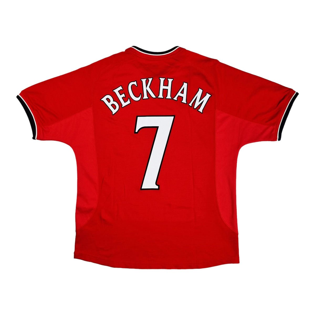 2000/02 Manchester Utd Home Football Shirt (M) Umbro #7 Beckham - Football Finery - FF202780