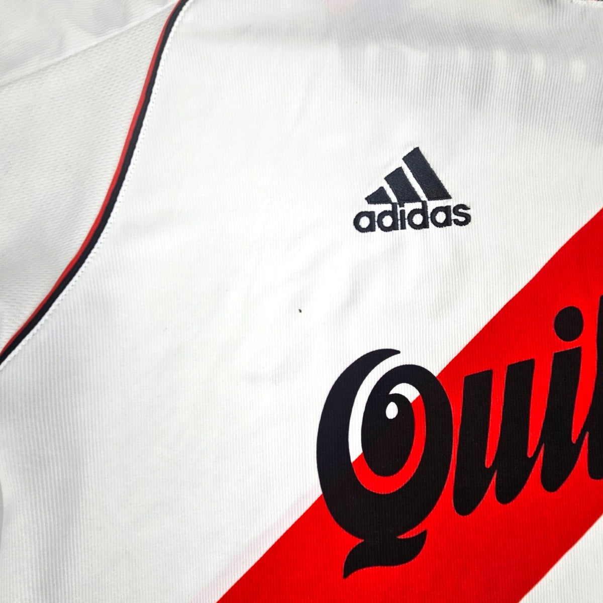 2000/02 River Plate Home Football Shirt (M) Adidas - Football Finery - FF203335