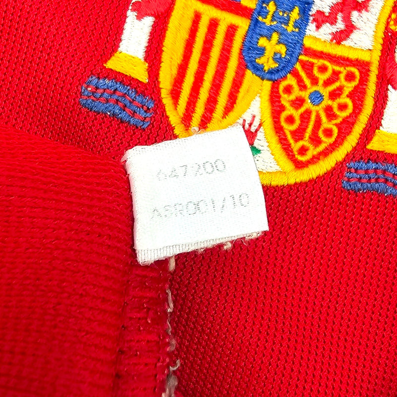 2000/02 Spain Home Football Shirt (M) Adidas #10 Raul - Football Finery - FF204110