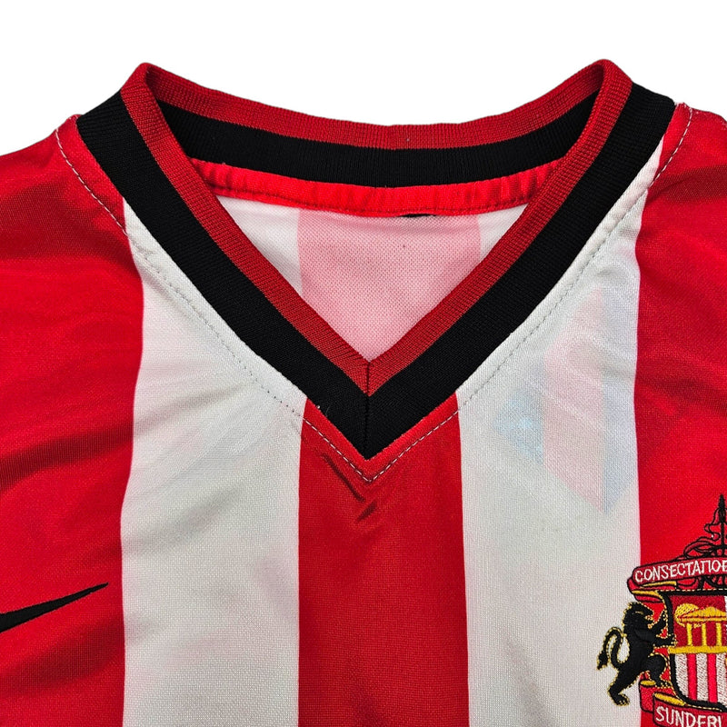 2000/02 Sunderland Home Football Shirt (L) Nike #10 Phillips - Football Finery - FF203772