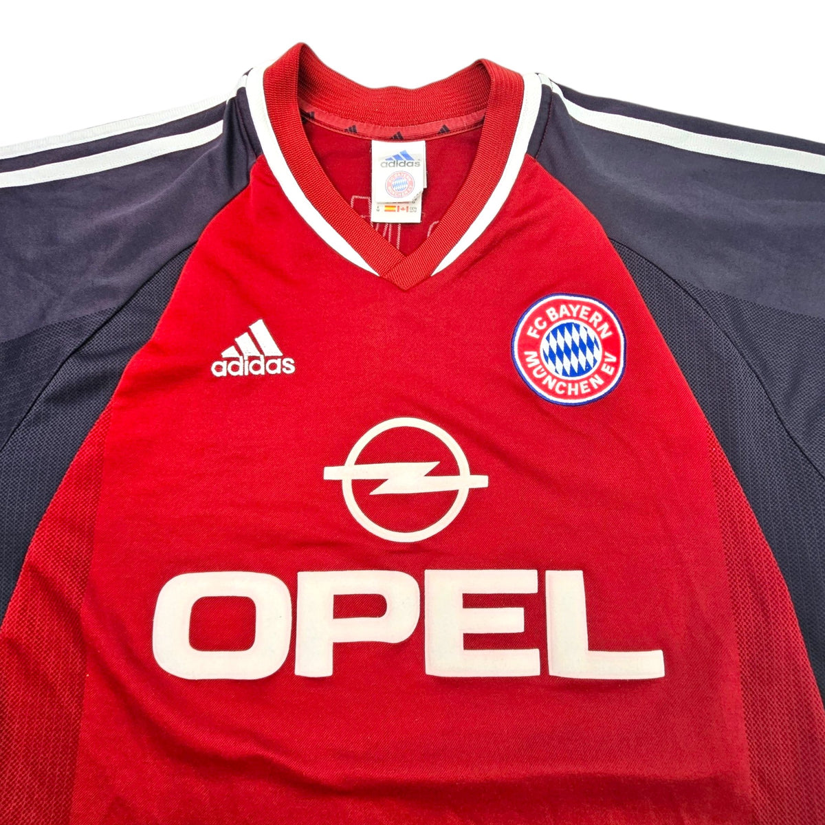 2001/02 Bayern Munich Home Football Shirt (M) Adidas #11 Effenberg - Football Finery - FF203271