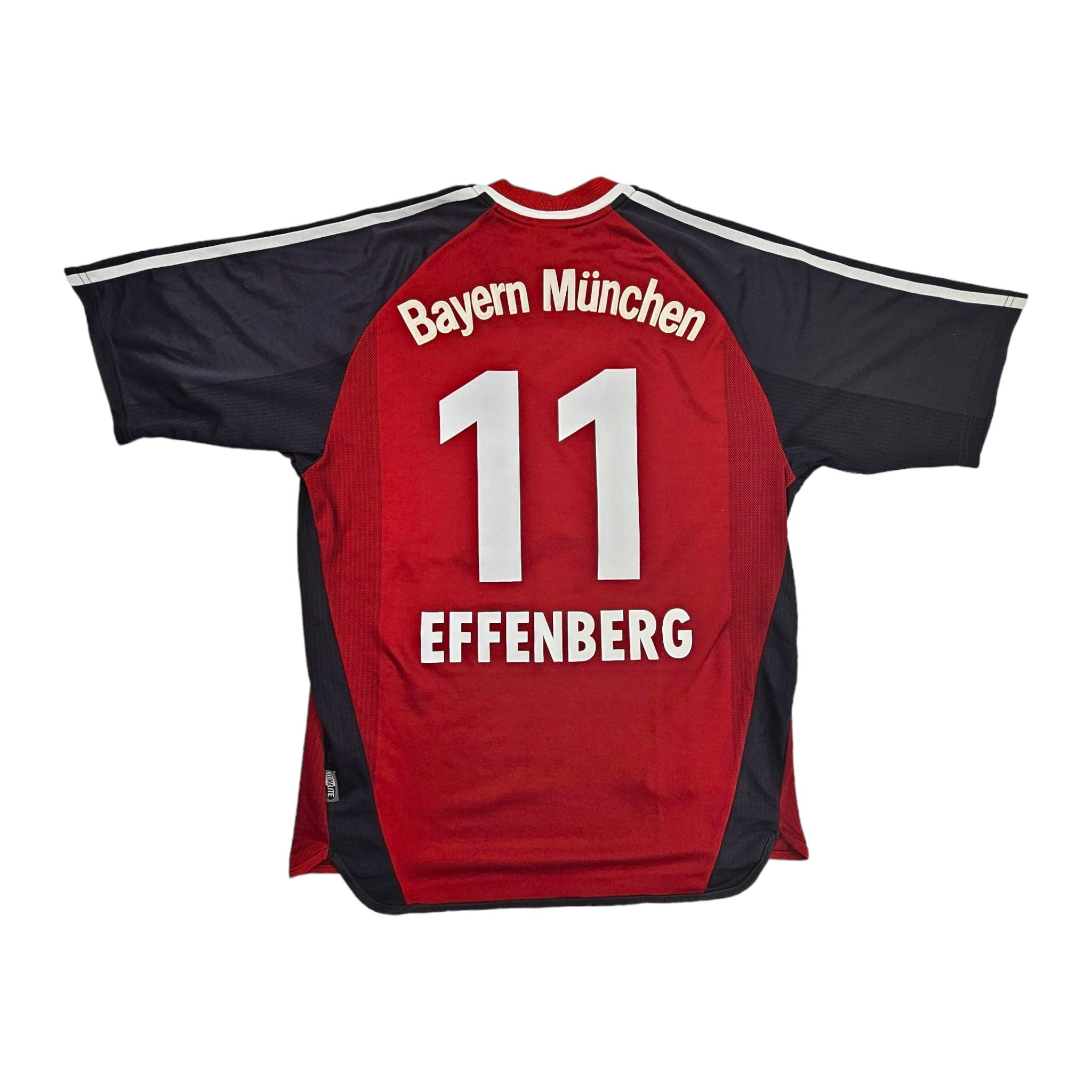 2001/02 Bayern Munich Home Football Shirt (M) Adidas #11 Effenberg 