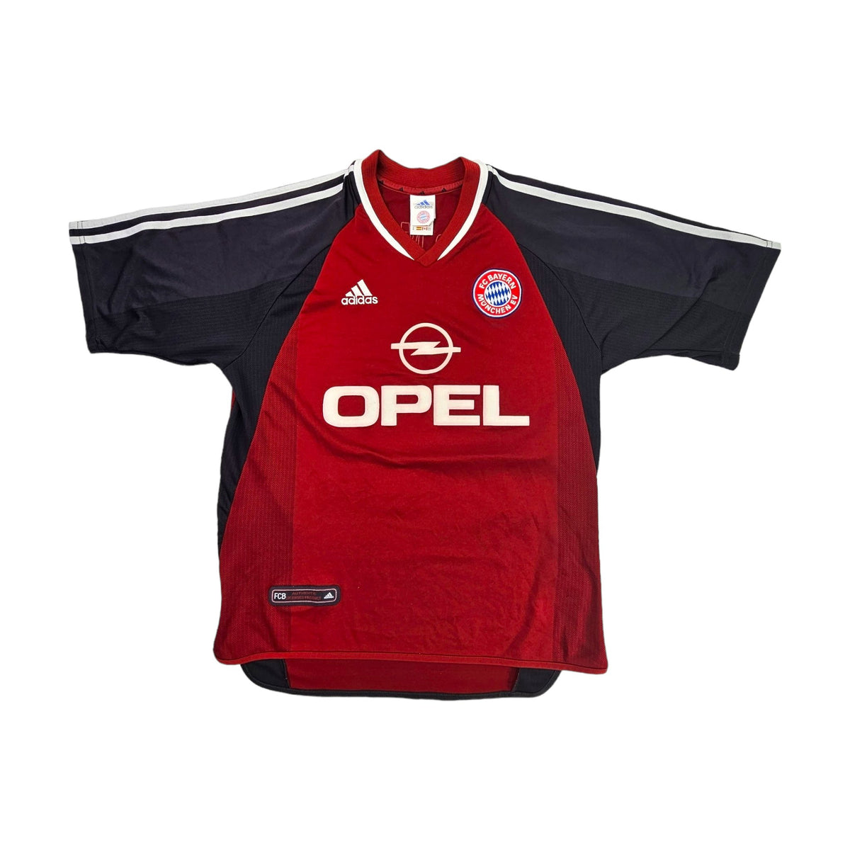 2001/02 Bayern Munich Home Football Shirt (M) Adidas #11 Effenberg - Football Finery - FF203271