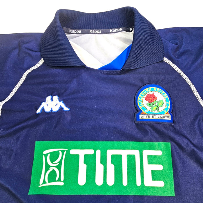 2001/02 Blackburn Rovers Away Football Shirt (M) Kappa - Football Finery - FF203168