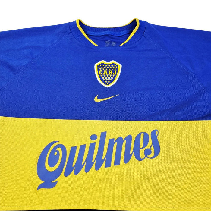 2001/02 Boca Juniors Home Football Shirt (L) Nike - Football Finery - FF202811