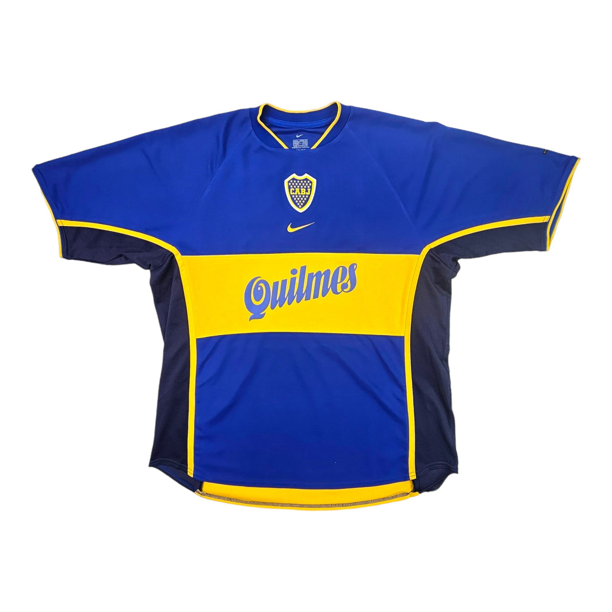 2001/02 Boca Juniors Home Football Shirt (L) Nike - Football Finery - FF203407