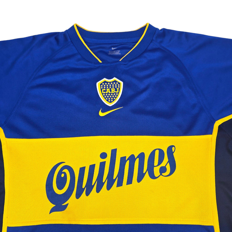 2001/02 Boca Juniors Home Football Shirt (L) Nike - Football Finery - FF204184