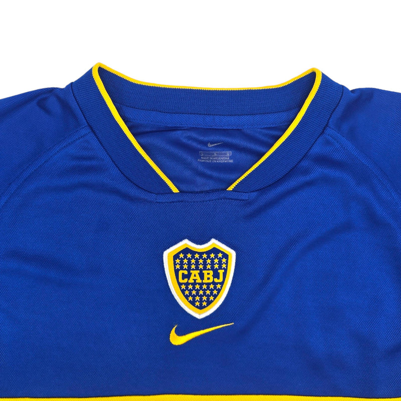 2001/02 Boca Juniors Home Football Shirt (L) Nike - Football Finery - FF204184