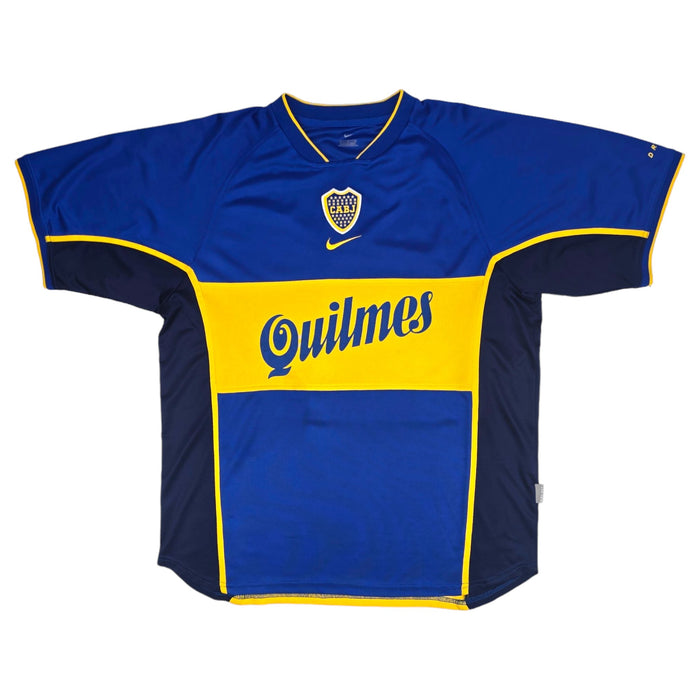 2001/02 Boca Juniors Home Football Shirt (L) Nike - Football Finery - FF204184