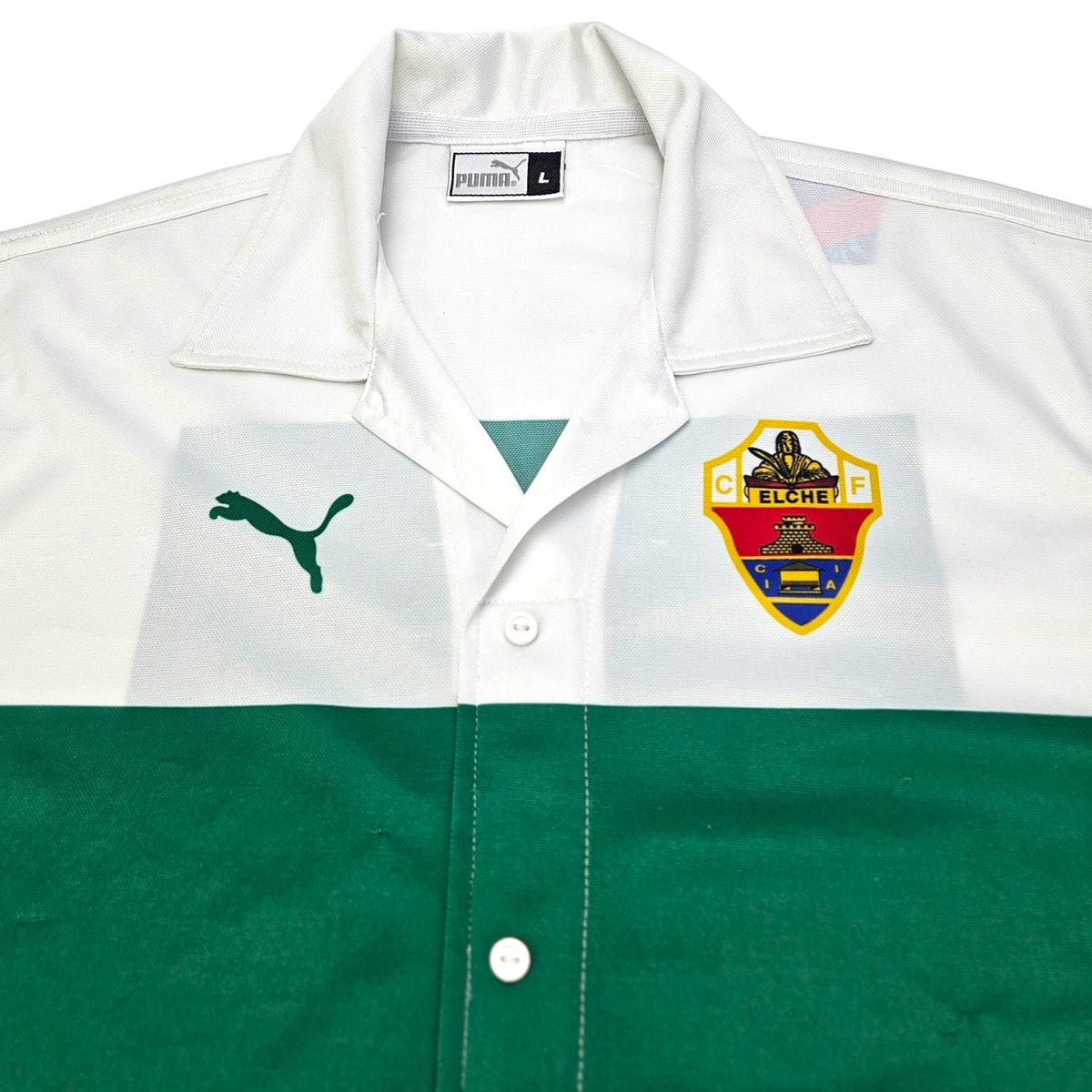 2001/02 Elche CF Home Football Shirt (L) Puma - Football Finery - FF203011