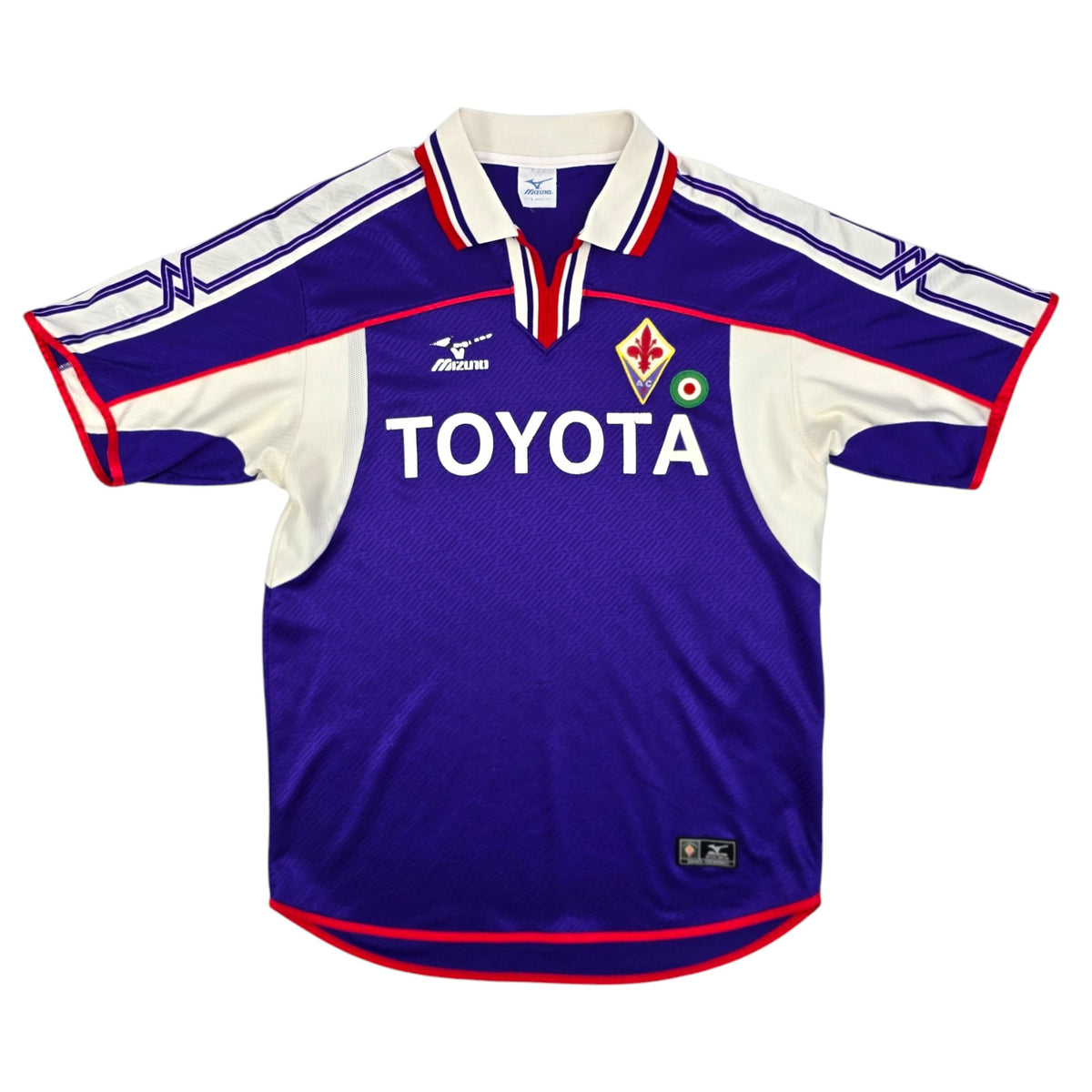 2001/02 Fiorentina Home Football Shirt (L) Mizuno - Football Finery - FF204408