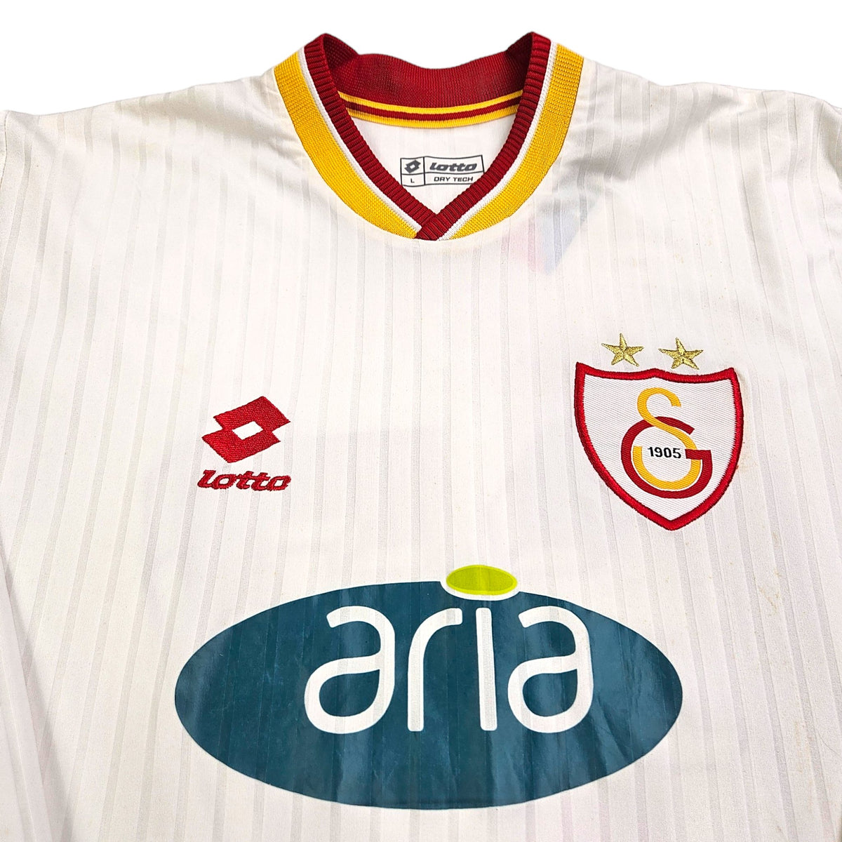 2001/02 Galatasaray Away Football Shirt (L) Lotto # 67 Urguen - Football Finery - FF202771