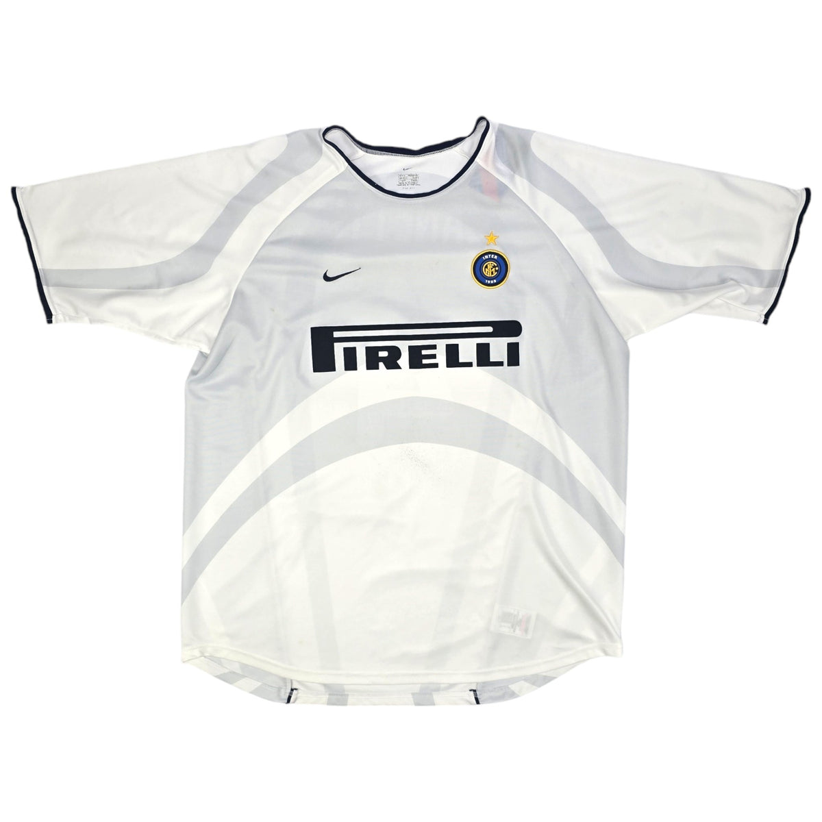 2001/02 Inter Milan Away Football Shirt (XL) Nike #4 Zanetti - Football Finery - FF204462