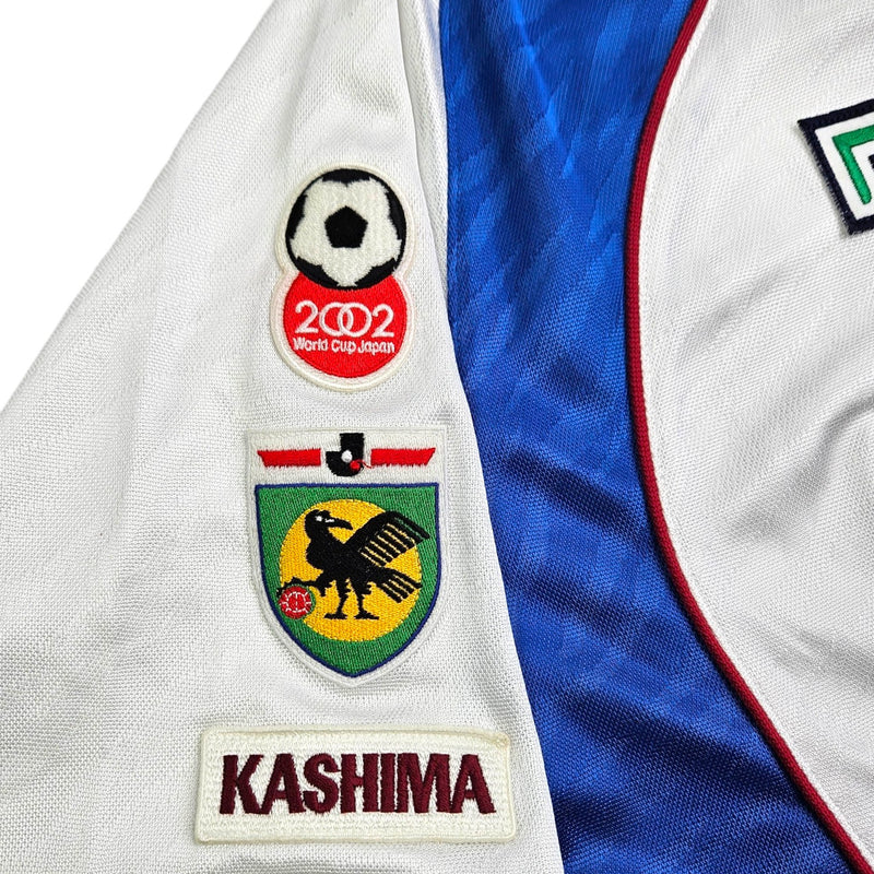 2001/02 Kashima Antlers Away Football Shirt (M) Ennerre #2 - Football Finery - FF202804