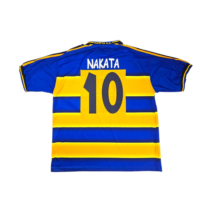 2001/02 Parma Home Football Shirt (XL) Champion #10 Nakata - Football Finery - FF203289