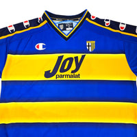 2001/02 Parma Home Football Shirt (XL) Champion #10 Nakata - Football Finery - FF203289