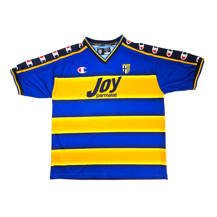 2001/02 Parma Home Football Shirt (XL) Champion #10 Nakata - Football Finery - FF203289