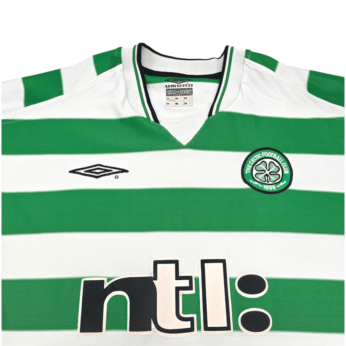 2001/03 Celtic Home Football Shirt (L) Umbro - Football Finery - FF204522