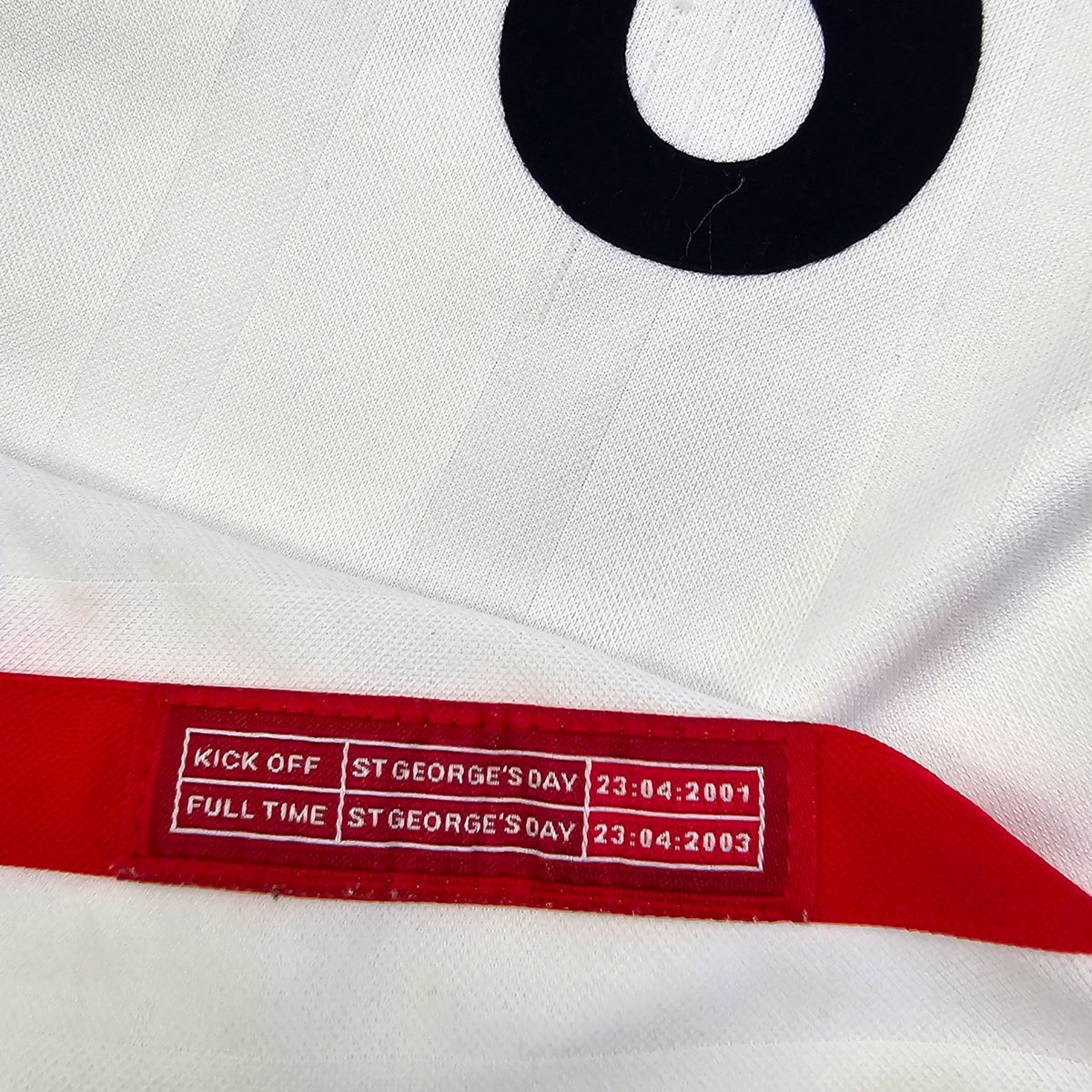 2001/03 England Home Football Shirt (2XL) Umbro #8 Scholes - Football Finery - FF204232