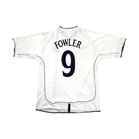 2001/03 England Home Football Shirt (L) Umbro #9 Fowler - Football Finery - FF203415