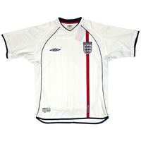 2001/03 England Home Football Shirt (M) Umbro - Football Finery - FF204154