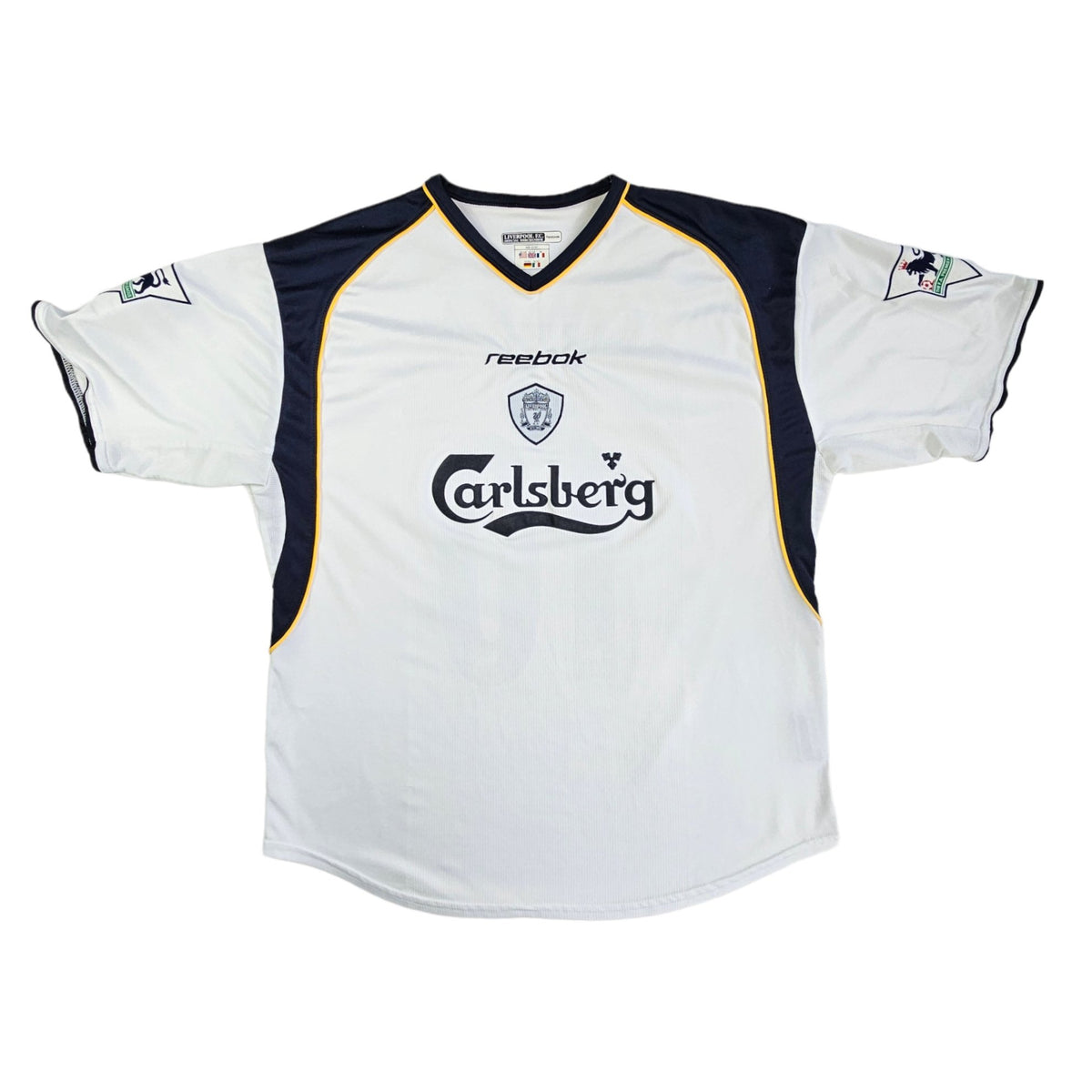 2001/03 Liverpool Away Football Shirt (XL) Reebok #10 Owen - Football Finery - FF202407