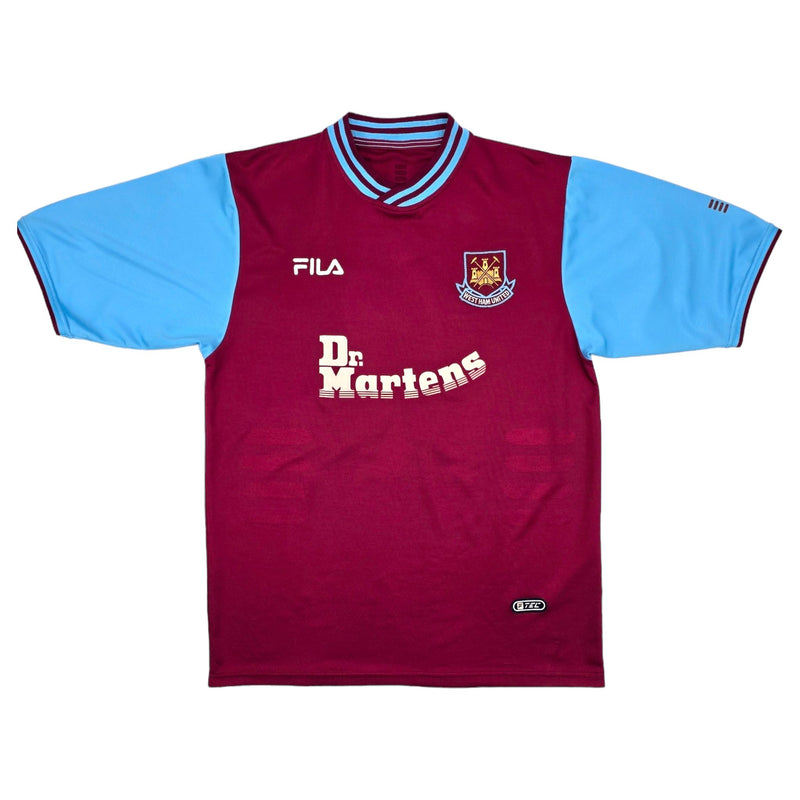 2001/03 West Ham United Home Football Shirt (M) Fila #10 Di Canio - Football Finery - FF204062