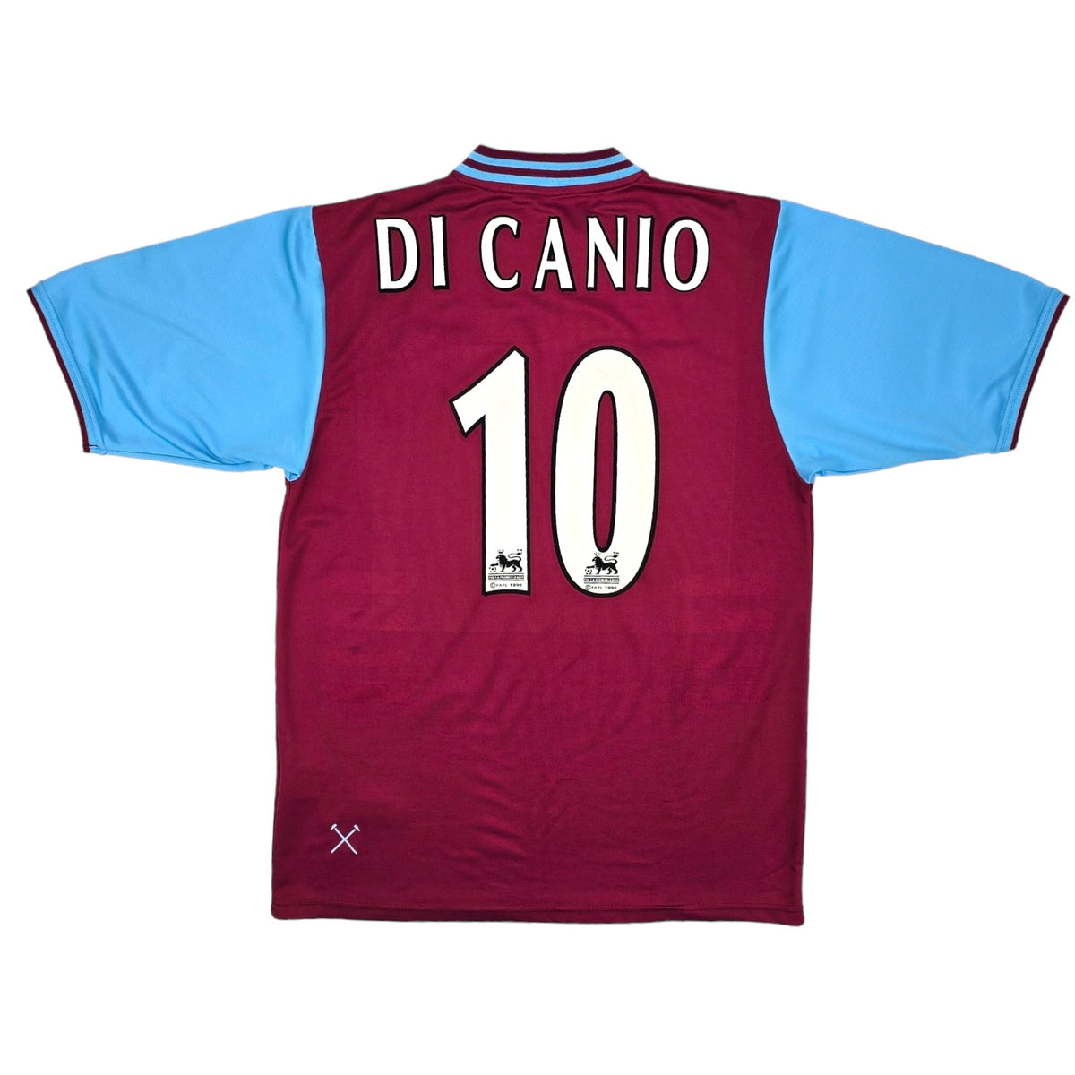 2001/03 West Ham United Home Football Shirt (M) Fila #10 Di Canio - Football Finery - FF204062